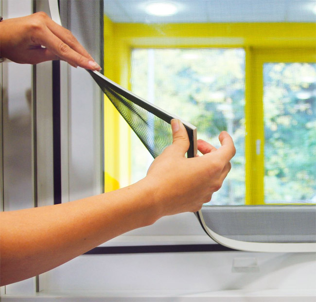 Zaštitna mreža protiv insekata sa magnetima 100x130 - dodatni pogled