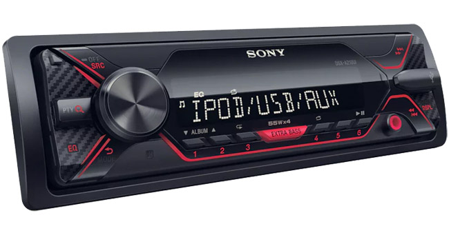 Sony auto radio USB MP3 plejer DSX-A210UI - dodatni pogled