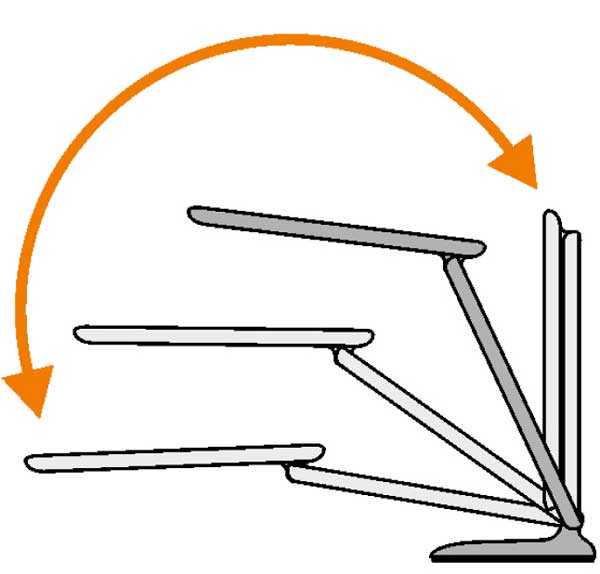 Stona LED lampa LA5 - dodatni pogled
