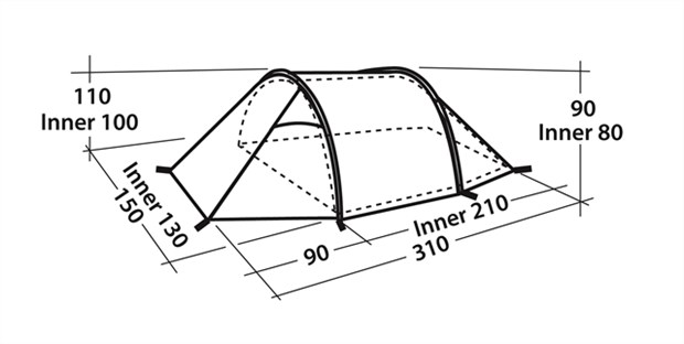 Easy Camp Šator Spirit 200 120294 - dodatni pogled