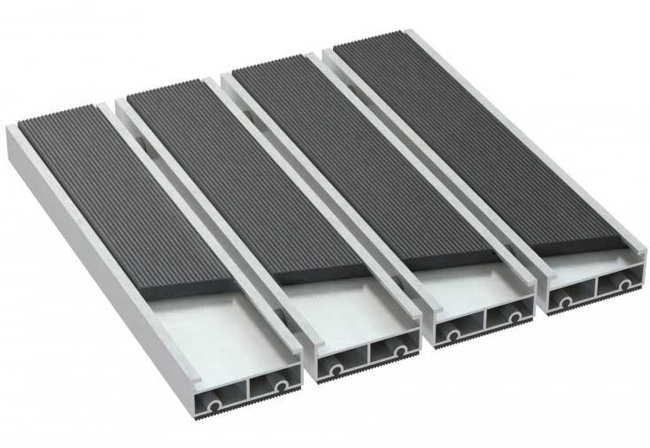 Modularni otirač Alumatex Beta Guma Siva 12/30 60x46 BXL101 - dodatni pogled