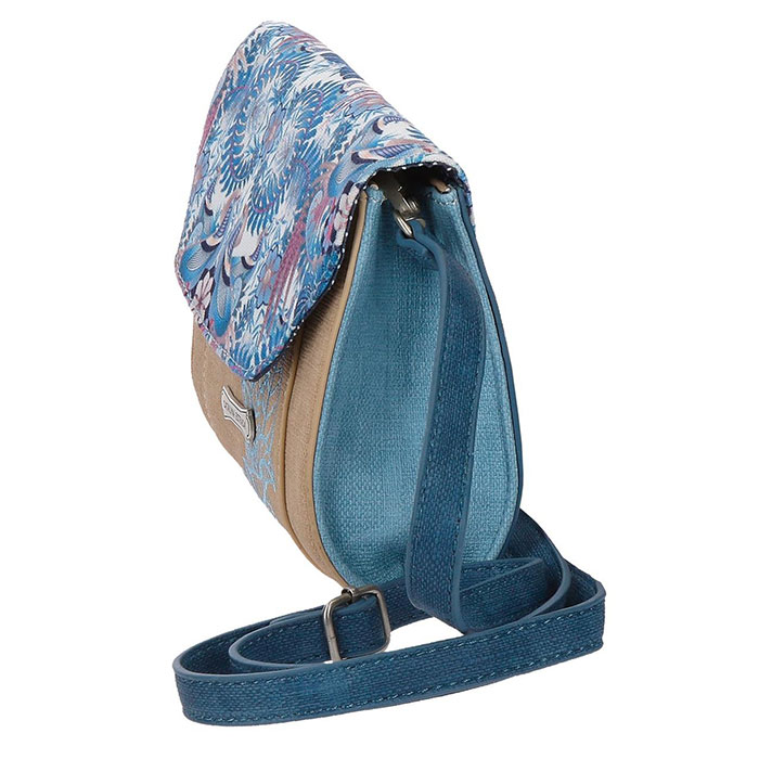 Ženska tašnica Catalina Estrada Faisan Blue 55654 - dodatni pogled