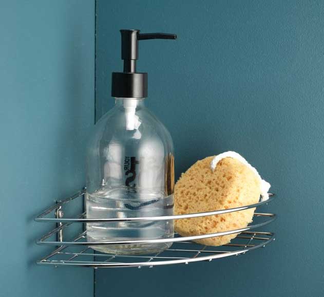 Zidna ugaona polica za kupatilo Costa - dodatni pogled