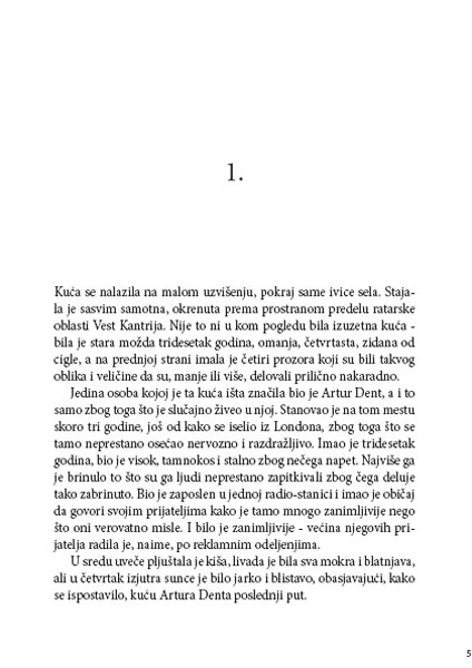 Autostoperski Vodič Kroz Galaksiju, Daglas Adams - dodatni pogled
