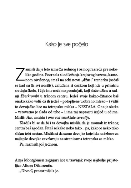 Slatke Male Lažljivice, Sara Šepard - dodatni pogled