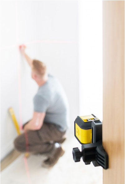 Cubix laser – dve linije STHT77498 crveni laser Stanley - dodatni pogled