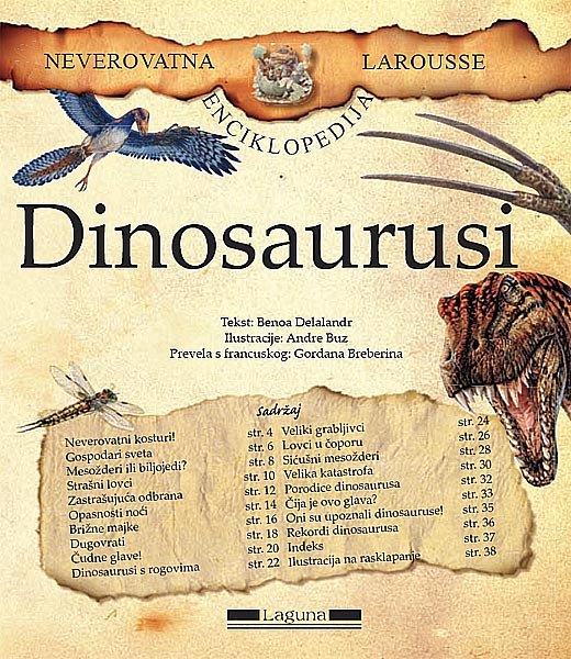 LaRousse - Dinosaurusi, Benoa Delalandr - dodatni pogled