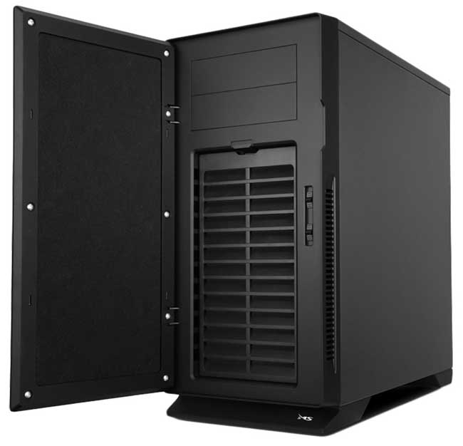 MS Black Widow Pro Gaming tiho kućište za računar - dodatni pogled