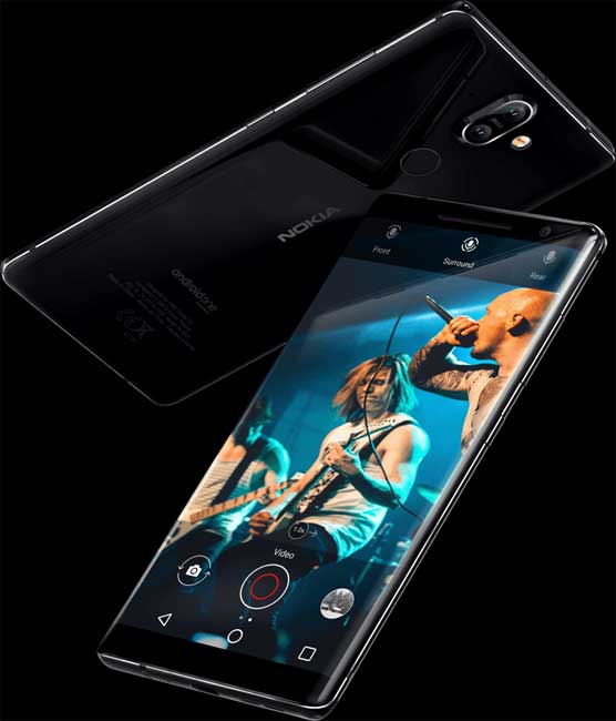 Mobilni telefon Nokia 8 Sirocco Black - dodatni pogled