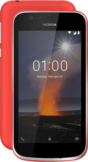 Mobilni telefon Nokia 1 DS Warm Red Dual Sim - dodatni pogled