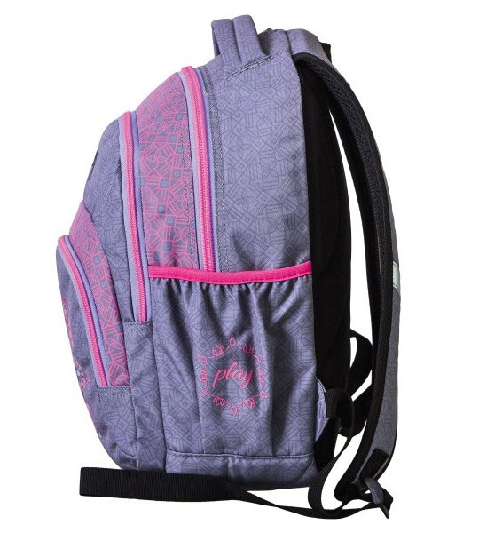 Školski ranac Play Exa - Ornament Grey - dodatni pogled