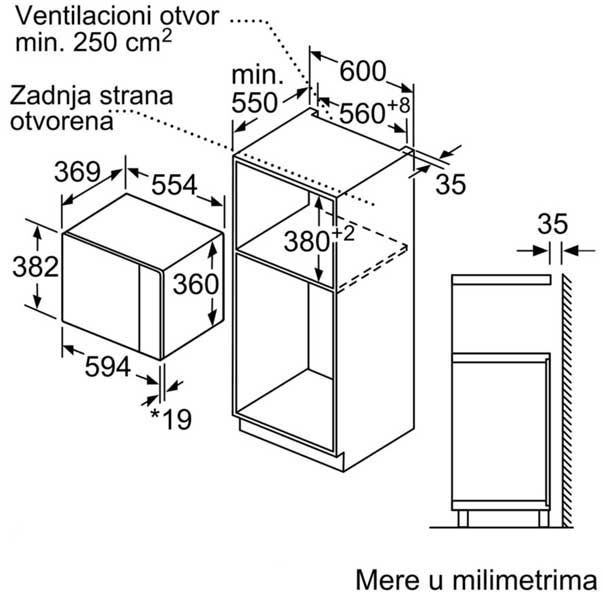 Bosch ugradna mikrotalasna BFL554MB0 - dodatni pogled