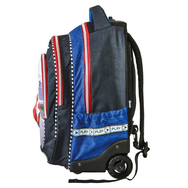 Školski ranac sa točkićima Play Trolley Cars Power Laps - dodatni pogled