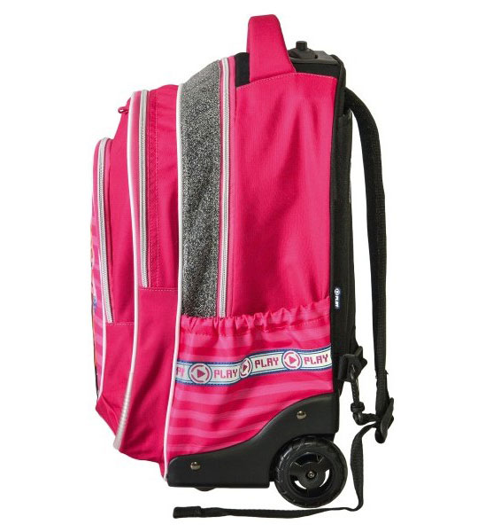 Školski ranac sa točkićima Play Trolley Frozen Pink Kingdom - dodatni pogled