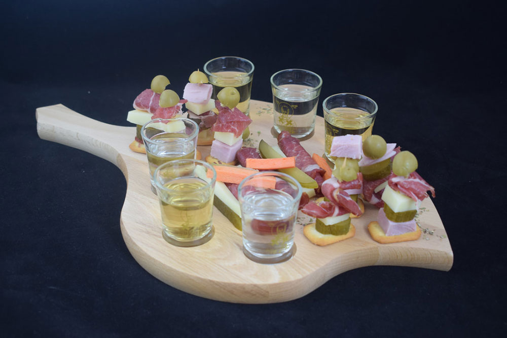 Kuhinjska daska za sečenje i mezetluk od bukve - dodatni pogled