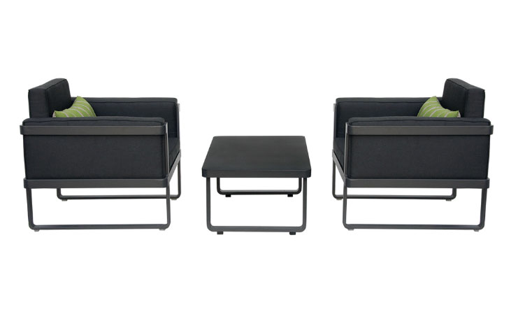 Baštenski set Manhattan antracit - dodatni pogled