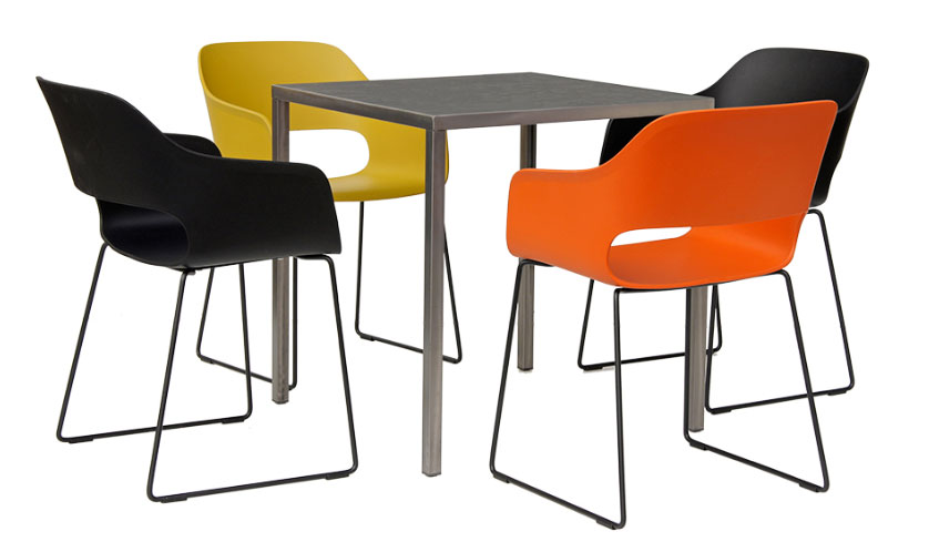 Stolica Babila AC oranž - crna - dodatni pogled