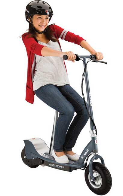 Eletro skuter sa sedištem Razor E300 Mat Sivi - dodatni pogled