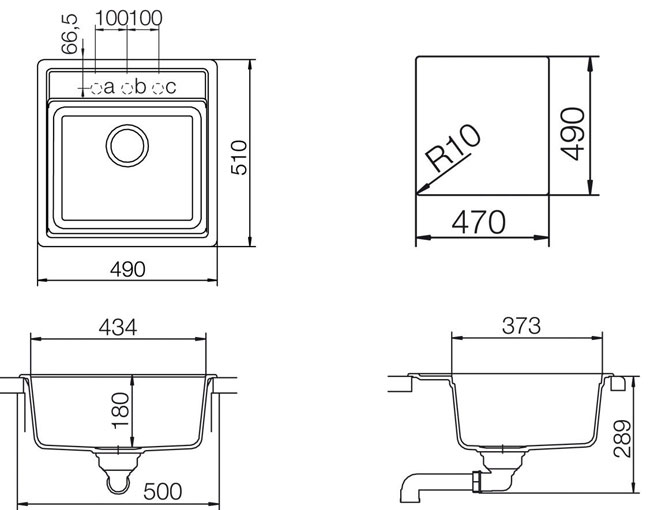 Granitna sudopera Nemo N-100S pesak sabia - dodatni pogled