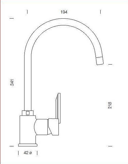 Slavina za lavabo ili sudoperu Schock Simi moonstone - dodatni pogled