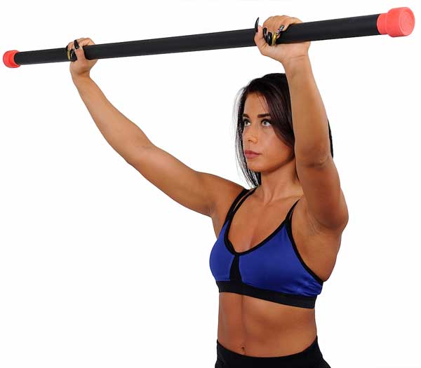 Šipka za trening 2kg gumirana Ring BP1103-2 - dodatni pogled