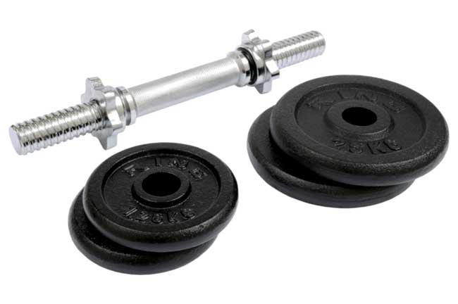 Set tegova sa šipkom 10 kg RX BUC10L-1 - dodatni pogled