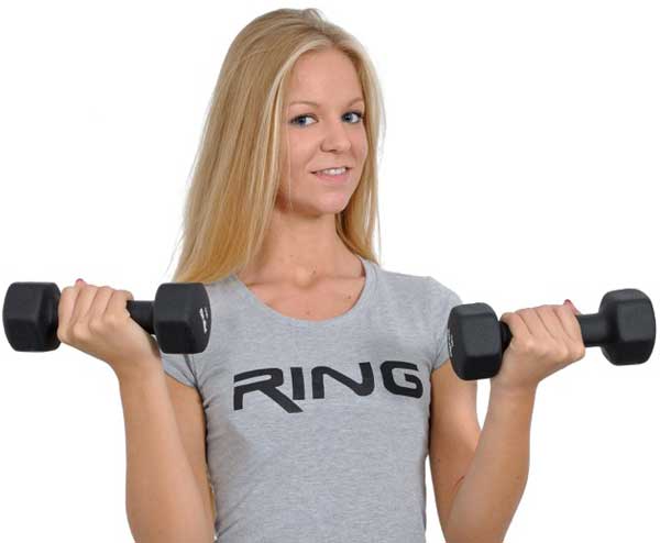 Bučice za aerobik 2x3kg RX DB2133-3 - dodatni pogled