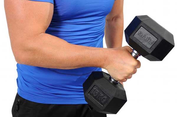 Bučica gumirane HEX 1x15kg RING DB6101-15 - dodatni pogled