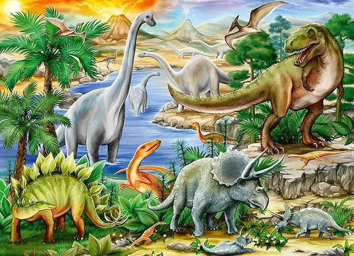Ravensburger Puzzle Praistorijski život 09621