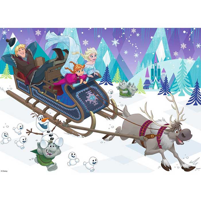 Ravensburger Puzzle Frozen - Luda vožnja 09635 - dodatni pogled