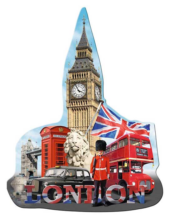 Slagalica 1155 delova - London - Ravensburger Silhouette 16155 - dodatni pogled
