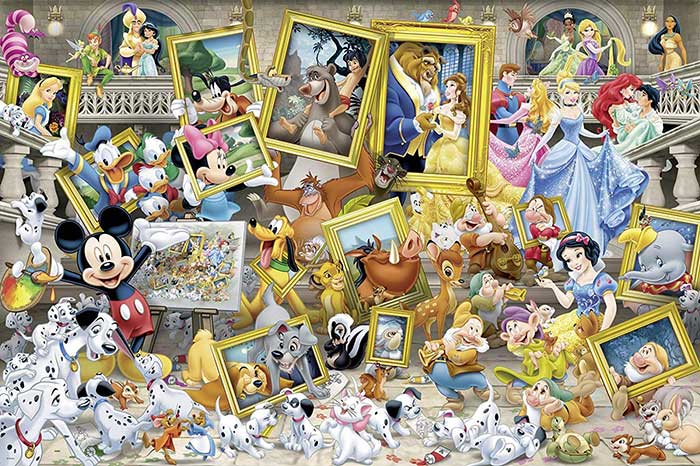 Ravensburger Puzzle 5000 delova - Disney Multicharacter 17432 - dodatni pogled