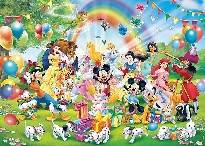 Ravensburger Puzzle 1000 delova - Disney - Mikijev rođendan 19019 - dodatni pogled