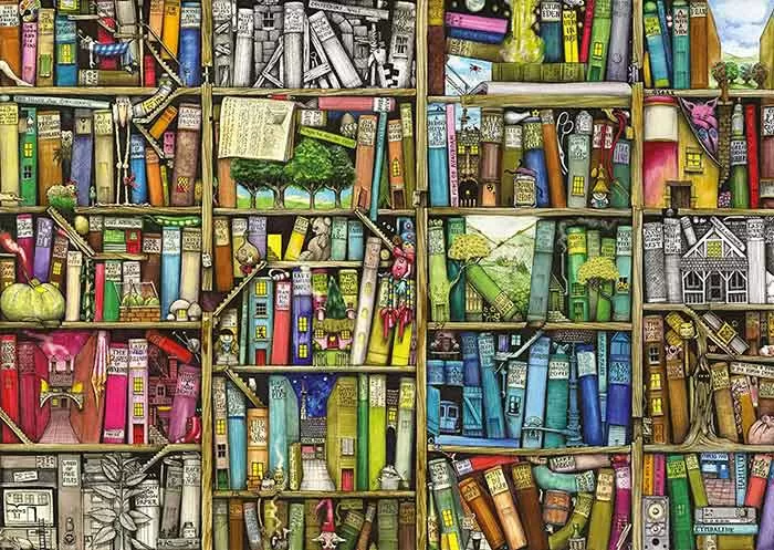 Ravensburger Puzzle 1000 delova - Čudesna biblioteka 19137
