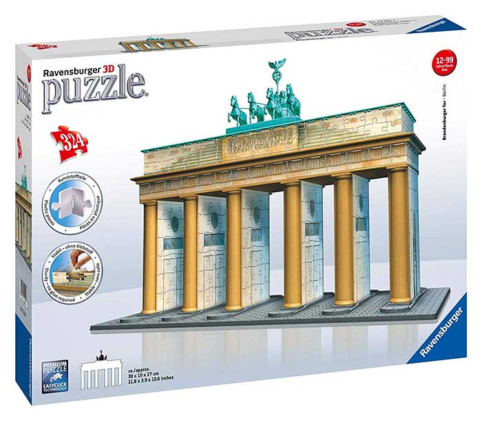 Ravensburger 3D Puzle Brandenburška kapija u Berlinu 12551 - dodatni pogled
