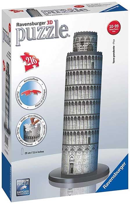 Ravensburger 3D Puzle Krivi toranj u Pizi 12557 - dodatni pogled