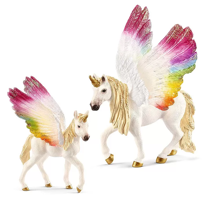 Schleich Figure Bayala - Dugin jednorog sa krilima 70576