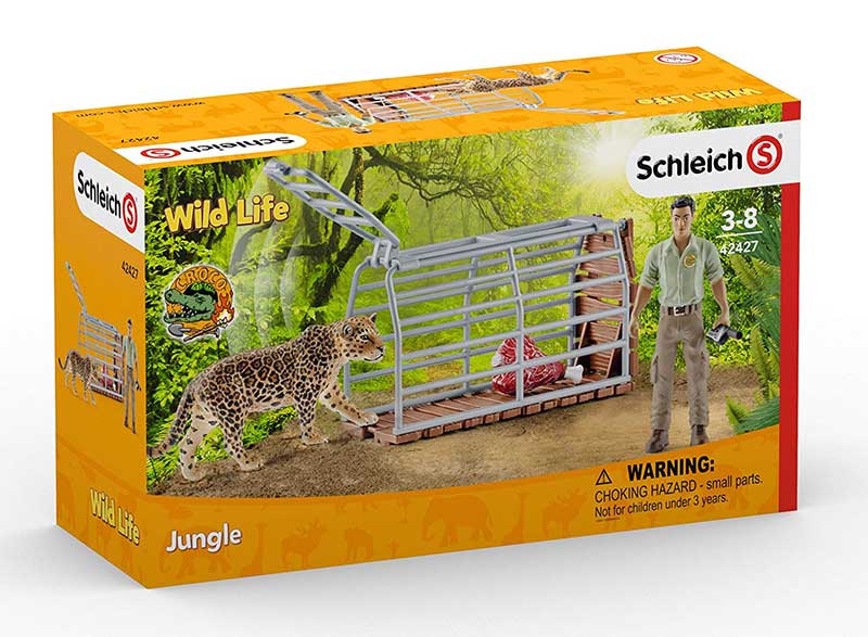 Schleich Figure Divlje životinje - Rendžer i zamka 42427 - dodatni pogled