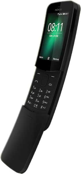 Mobilni telefon Nokia 8110 4G DS Black Dual Sim 16ARGB01A10 - dodatni pogled