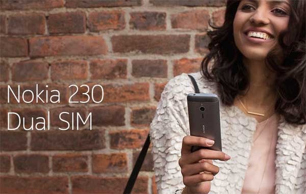 Mobilni telefon Nokia 230 DS Dark Silver Dual SIM A00027089 - dodatni pogled