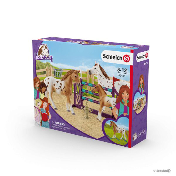 Schleich Figure - Turnirski trening sa apaluza konjima 42433 - dodatni pogled