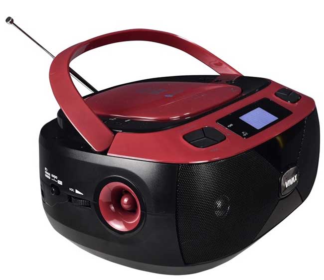 Vivax Prenosni Radio CD Mp3 uređaj APM-1040 Red - dodatni pogled