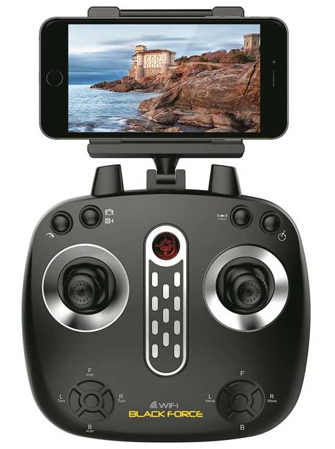 Dron sa kamerom MS Black Force - dodatni pogled