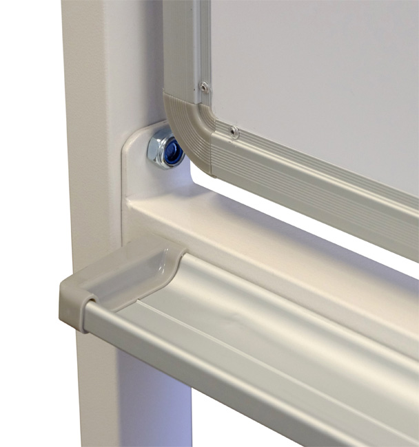 Memoboards Bela tabla dvostrana 100x200 na stalku sa točkićima 09WS45 - dodatni pogled