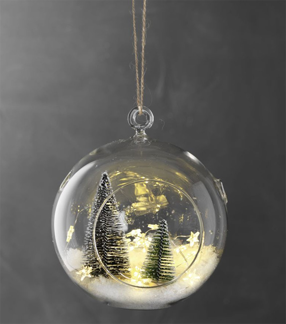 Novogodišnji LED svetleći ukras za jelku 18cm - dodatni pogled