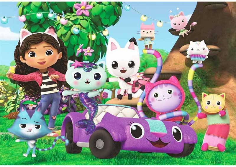 Puzzle slagalice za decu 104 dela Gabina kućica za lutke Clementoni 25034 - dodatni pogled