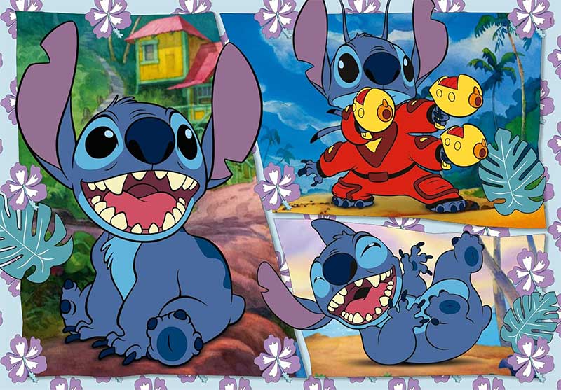 Puzzle slagalice za decu 104 maxi dela Disney Stitch Clementoni 23776 - dodatni pogled