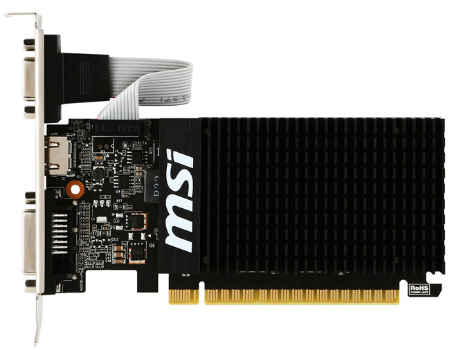 MSI Grafička kartica NVIDIA GeForce GT 710 PCIe 1GB 912-V809-1899 - dodatni pogled