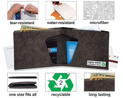 Neuništivi novčanik - Classic Black Mighty Wallet™ DY-419 - dodatni pogled