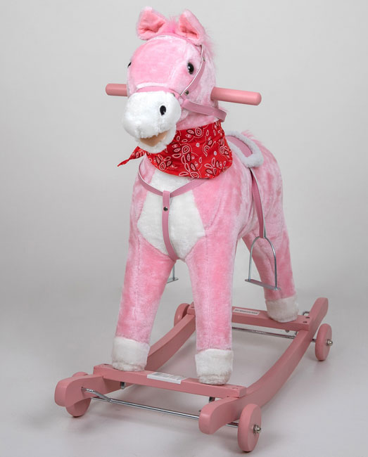Dečija klackalica - guralica Muzički konjić Roze - dodatni pogled
